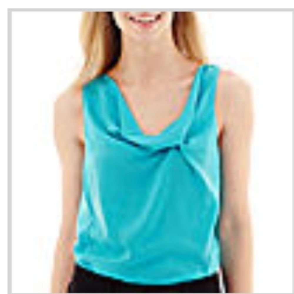WORTHINGTON Cowl Neck Blouse